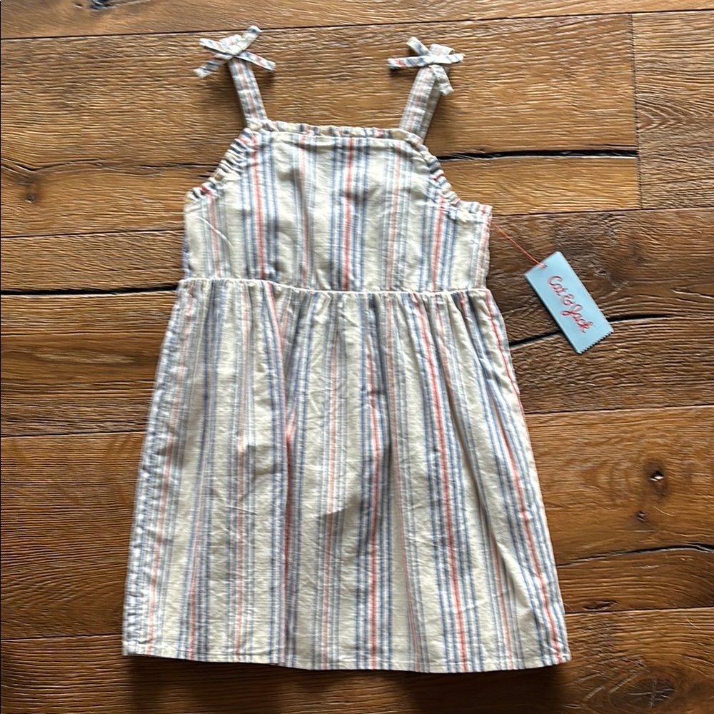 Cat & Jack Blue and Red Sleeveless Sundress